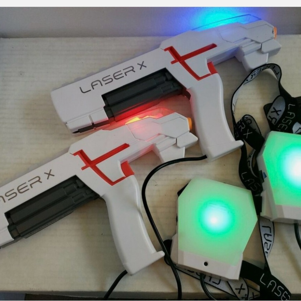 White Laser Tag Set